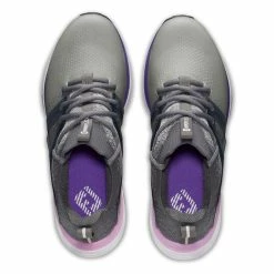 FootJoy Women's Hyperflex Golf Shoes -Golf Bag Sales footjoy womens hyperflex golf shoes grey pink purple 03 65461.1677775985