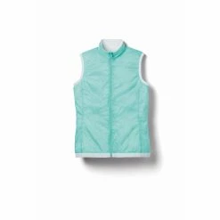 FootJoy Women's Insulated Reversible Vest -Golf Bag Sales footjoy womens insulated reversible vest white aquamarine 02 42400.1633109905