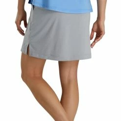FootJoy Women's Knit Skort -Golf Bag Sales footjoy womens knit skort heather grey 03 26877.1673904690