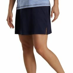 FootJoy Women's Knit Skort -Golf Bag Sales footjoy womens knit skort navy 02 17535.1673902386