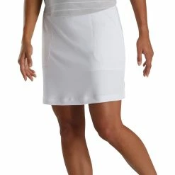 FootJoy Women's Knit Skort -Golf Bag Sales footjoy womens knit skort white 02 11411.1673904059