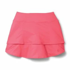 FootJoy Women's Performance Layered Skort -Golf Bag Sales footjoy womens performance layered skort bright coral 01 00454.1676595643