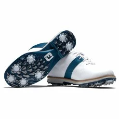 FootJoy Women's Premiere Series Golf Shoes -Golf Bag Sales footjoy womens premiere series golf shoes white blue gray 06 35871.1637000751