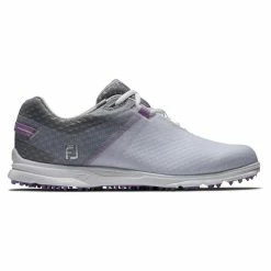 FootJoy Women's Pro SL Sport Golf Shoes -Golf Bag Sales footjoy womens pro sl sport golf shoes white gray lilac 01 40287.1676592059