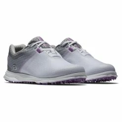 FootJoy Women's Pro SL Sport Golf Shoes -Golf Bag Sales footjoy womens pro sl sport golf shoes white gray lilac 05 46679.1676584476