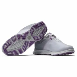 FootJoy Women's Pro SL Sport Golf Shoes -Golf Bag Sales footjoy womens pro sl sport golf shoes white gray lilac 06 45621.1676578333