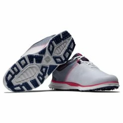 FootJoy Women's Pro SL Sport Golf Shoes -Golf Bag Sales footjoy womens pro sl sport golf shoes white navy pink 06 01337.1676598871