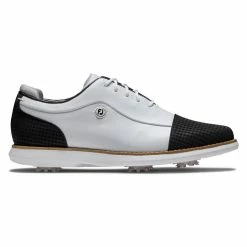 FootJoy Women's Traditions Golf Shoes -Golf Bag Sales footjoy womens traditions golf shoes white black 01 40198.1669393045