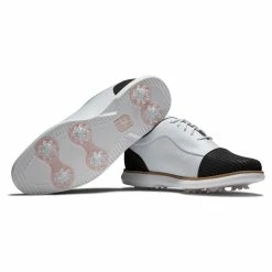 FootJoy Women's Traditions Golf Shoes -Golf Bag Sales footjoy womens traditions golf shoes white black 06 36748.1669393186