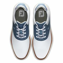 FootJoy Women's Traditions Golf Shoes -Golf Bag Sales footjoy womens traditions golf shoes white blue 03 61986.1669393215