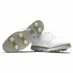 FootJoy Women's Traditions Golf Shoes -Golf Bag Sales footjoy womens traditions golf shoes white gray 06 77747.1669393256