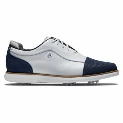 FootJoy Women's Traditions Golf Shoes -Golf Bag Sales footjoy womens traditions golf shoes white navy 01 67158.1669392945