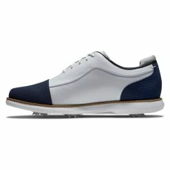 FootJoy Women's Traditions Golf Shoes -Golf Bag Sales footjoy womens traditions golf shoes white navy 02 96338.1669393206