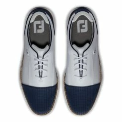FootJoy Women's Traditions Golf Shoes -Golf Bag Sales footjoy womens traditions golf shoes white navy 03 49587.1669393071
