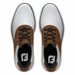 FootJoy Women's Traditions Saddle Golf Shoes -Golf Bag Sales footjoy womens traditions saddle golf shoes leopard 03 12432.1676586749