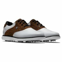 FootJoy Women's Traditions Saddle Golf Shoes -Golf Bag Sales footjoy womens traditions saddle golf shoes leopard 05 98412.1676589173