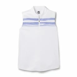 FootJoy Women's Watercolor Block Sleeveless Polo 25 FootJoy Women's Watercolor Block Sleeveless Polo -Golf Bag Sales footjoy womens watercolor block sleeveless polo white violet 01 54941.1676596809