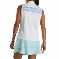 FootJoy Women's Watercolor Block Sleeveless Polo 28 FootJoy Women's Watercolor Block Sleeveless Polo -Golf Bag Sales footjoy womens watercolor block sleeveless polo white violet 03 10568.1676579694