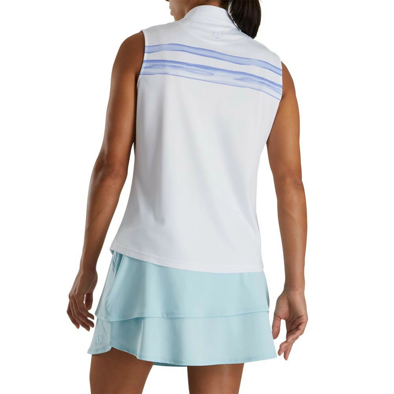 FootJoy Women's Watercolor Block Sleeveless Polo 14 FootJoy Women's Watercolor Block Sleeveless Polo - Image 14