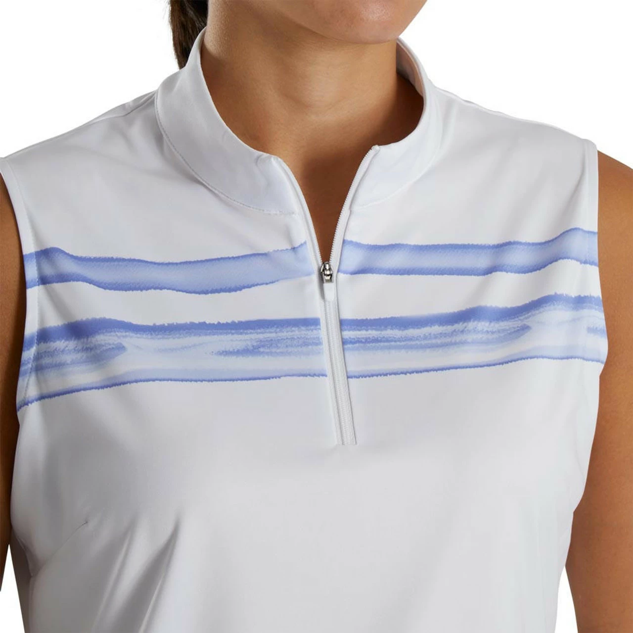 FootJoy Women's Watercolor Block Sleeveless Polo 15 FootJoy Women's Watercolor Block Sleeveless Polo - Image 15