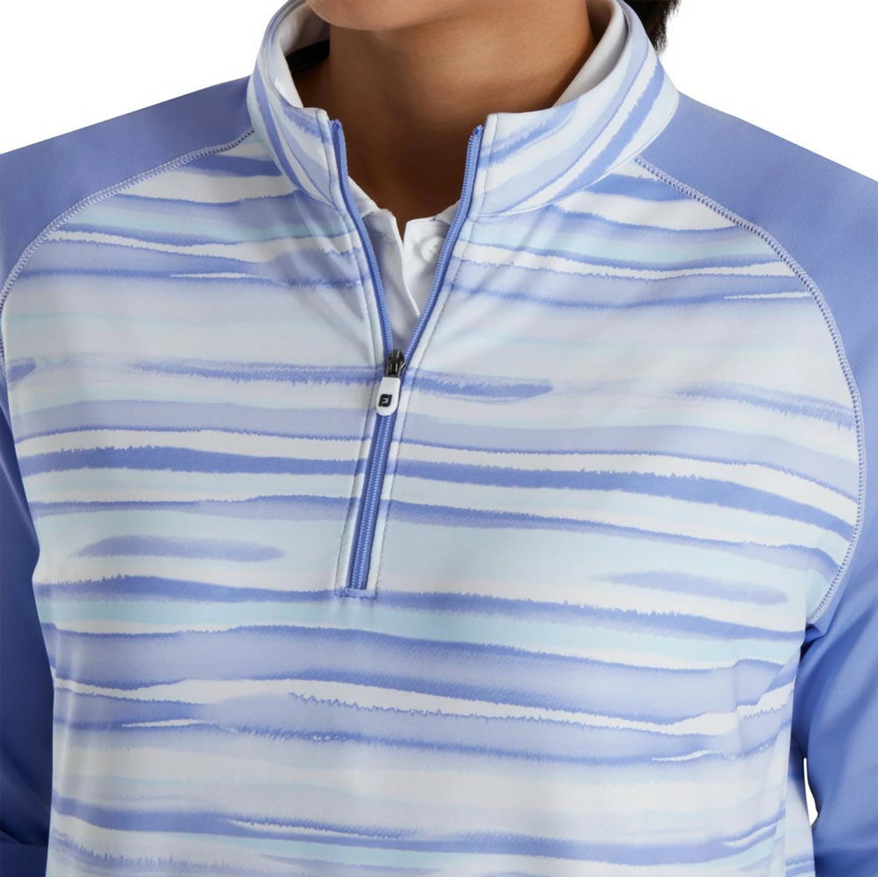 FootJoy Women's Watercolor Half-Zip Mid-Layer 8 FootJoy Women's Watercolor Half-Zip Mid-Layer - Image 8