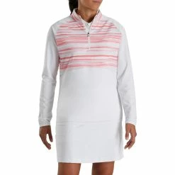FootJoy Women's Watercolor Half-Zip Mid-Layer 26 FootJoy Women's Watercolor Half-Zip Mid-Layer -Golf Bag Sales footjoy womens watercolor half zip mid layer white 02 75951.1676580016