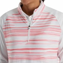 FootJoy Women's Watercolor Half-Zip Mid-Layer 30 FootJoy Women's Watercolor Half-Zip Mid-Layer -Golf Bag Sales footjoy womens watercolor half zip mid layer white 04 16176.1676585202