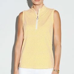 GGBLUE Tess Sleeveless Polo -Golf Bag Sales ggblue tess sleeveless polo gatsby 01 25731.1676582073