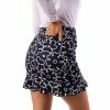 Golftini Women's Constellations Pull-On Ruffle Tech Skort