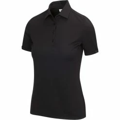 Greg Norman Women's 2Below Short Sleeve Polo -Golf Bag Sales greg norman womens 2below short sleeve polo black 01 76183.1633378903