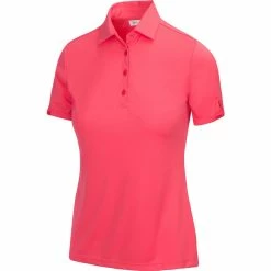 Greg Norman Women's 2Below Short Sleeve Polo -Golf Bag Sales greg norman womens 2below short sleeve polo field poppy 01 72428.1633378903