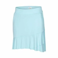 Greg Norman Women's Crossover Flounce Pull-On Skort -Golf Bag Sales greg norman womens crossover flounce pull on skort pure aqua 01 20045.1644351740