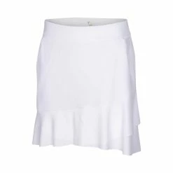Greg Norman Women's Crossover Flounce Pull-On Skort -Golf Bag Sales greg norman womens crossover flounce pull on skort white 01 61275.1644351740