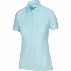 Greg Norman Women's Freedom Micro Pique Short Sleeve Polo -Golf Bag Sales greg norman womens freedom micro pique short sleeve polo pure aqua 01 88684.1659043413