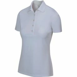 Greg Norman Women's Freedom Micro Pique Short Sleeve Polo -Golf Bag Sales greg norman womens freedom micro pique short sleeve polo shark grey 01 74293.1659043412