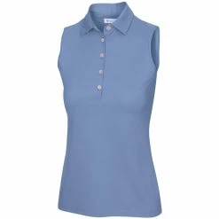 Greg Norman Women's Freedom Micro Pique Sleeveless Polo -Golf Bag Sales greg norman womens freedom micro pique sleeveless polo sweet iris 01 91562.1659043420