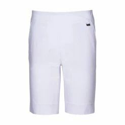 Greg Norman Women's ML75 Pull-On Stretch Shorts -Golf Bag Sales greg norman womens ml75 pull on stretch short white 01 28967.1633374882