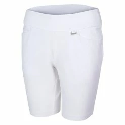 Greg Norman Women's Pull-On Stretch Shorts -Golf Bag Sales greg norman womens pull on stretch short white 01 11608.1633375074