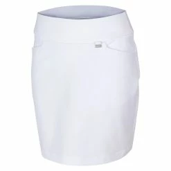 Greg Norman Women's Pull-On Stretch Skort -Golf Bag Sales greg norman womens pull on stretch skort white 01 76201.1633375143