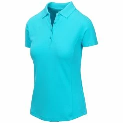 Greg Norman Women's Short Sleeve Protek Micro Pique Polo -Golf Bag Sales greg norman womens short sleeve protek micro pique polo aqua 01 93894.1633463944