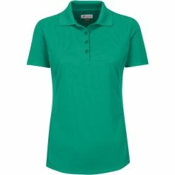Greg Norman Women's Short Sleeve Protek Micro Pique Polo -Golf Bag Sales greg norman womens short sleeve protek micro pique polo emerald 01 67806.1633463944