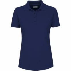 Greg Norman Women's Short Sleeve Protek Micro Pique Polo -Golf Bag Sales greg norman womens short sleeve protek micro pique polo navy 01 82144.1633463944