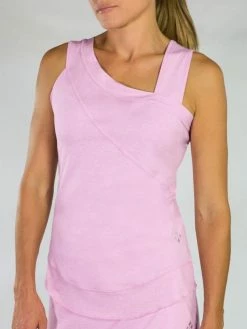 Jofit Side Drape Tank - Bloom