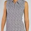 Jofit Sleeveless Polo - Herringbone