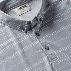 Linksoul Batik Stripe Oxford Polo -Golf Bag Sales linksoul batik stripe oxford polo soft sky 02 20111.1676587803