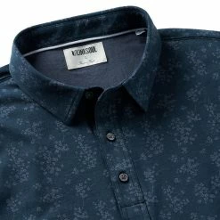 Linksoul Blossom Print Anza Polo -Golf Bag Sales linksoul blossom print anza polo gunmetal 02 06911.1676590292