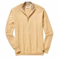 Linksoul Cotton-Cashmere 1/4 Zip Sweater -Golf Bag Sales linksoul cotton cashmere 1 4 zip sweater wheat heather 01 44120.1632855609