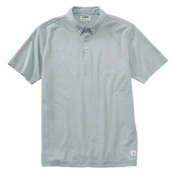 Linksoul Hybrid Oxford Polo -Golf Bag Sales linksoul hybrid oxford polo blue slate 01 50241.1676595766