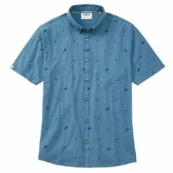 Linksoul Songbird Print Anza Shirt -Golf Bag Sales linksoul songbird print anza shirt river 01 70308.1676598763