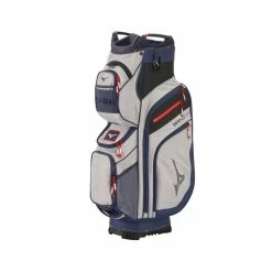 Mizuno New BR-D4C Cart Bag -Golf Bag Sales mizuno br d4c cart bag heathered grey navy 01 52679.1664828149